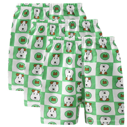3-Piece Cotton Casual Summer Shorts