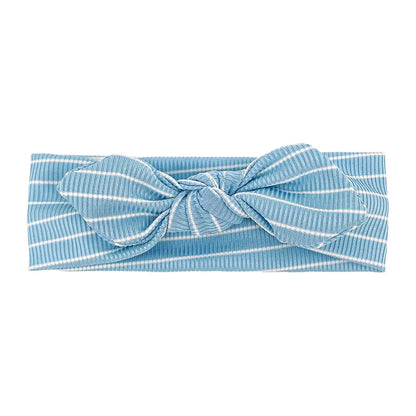 Baby Headband Striped With  Bow