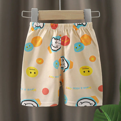 3-Piece Cotton Casual Summer Shorts
