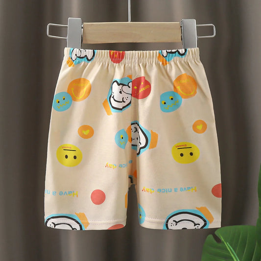 3-Piece Cotton Casual Summer Shorts