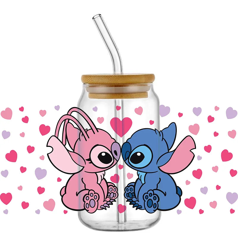 UV DTF Stitch Cup Stickers