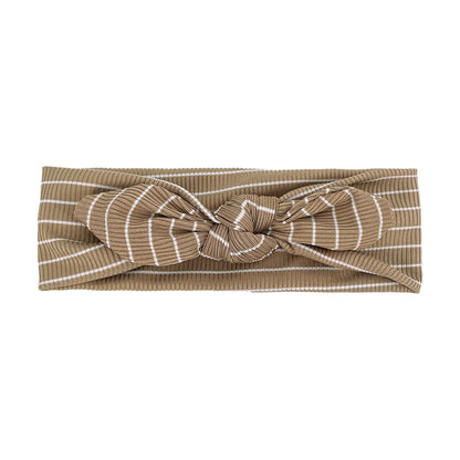 Baby Headband Striped With  Bow