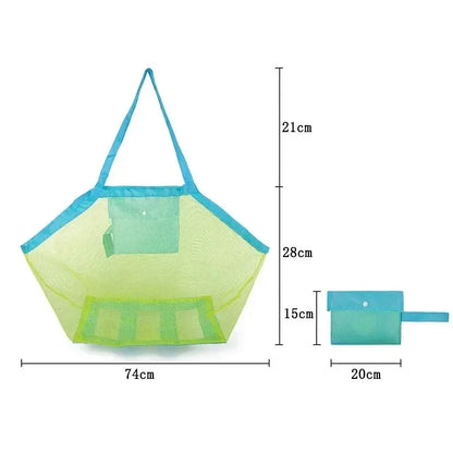 1-Piece Large Mesh Beach Bag for Toys