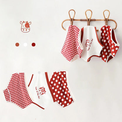 3-Piece Floral Cotton Panties