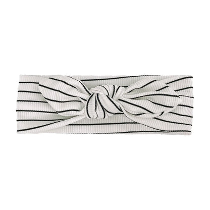 Baby Headband Striped With  Bow