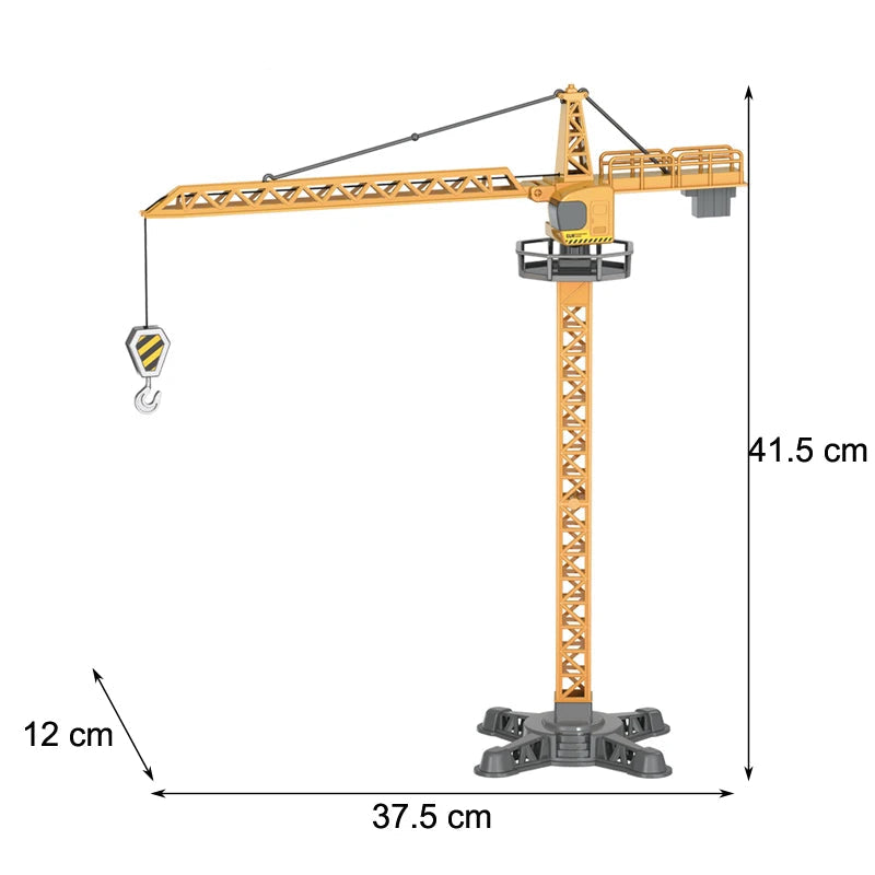 Engineering Diecast Inertial Driving Tractor, Excavator, Bulldozer, Crane, Kids Truck
