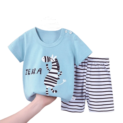 2-Piece Zebra Pajamas
