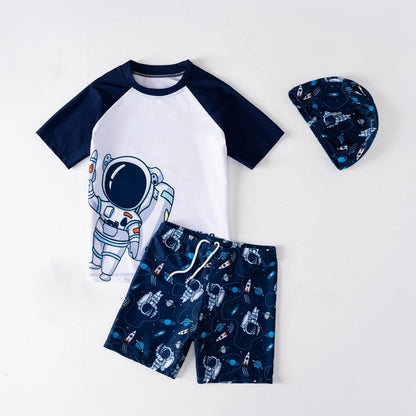 Sun Protective Short Sleeve Swim Suit