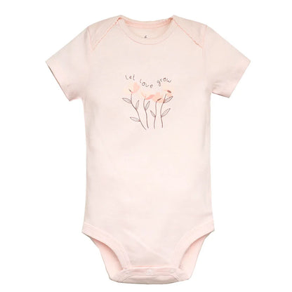 5-Pack Short Sleeve Baby Girl Bodysuits