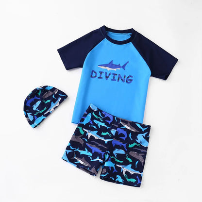 Sun Protective Short Sleeve Swim Suit