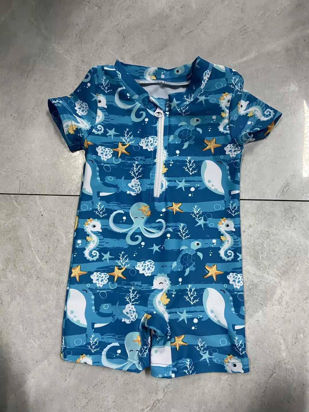 Quick Dry Long Sleeve Swimsuit with Sun Protection