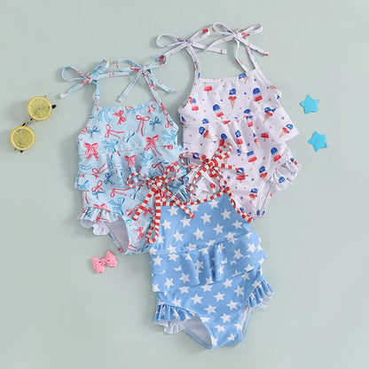 Independence Day Baby Girl  Swimsuit