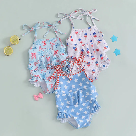 Independence Day Baby Girl  Swimsuit