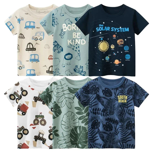 Cartoon Print Cotton Top