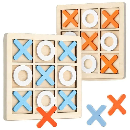 Montessori Play Game Wooden Toy Mini Chess, Puzzle