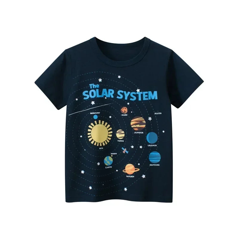 Cartoon Print Cotton Top