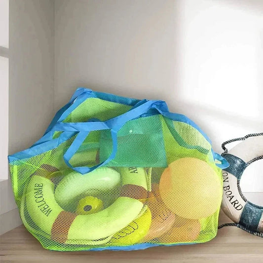 1-Piece Large Mesh Beach Bag for Toys