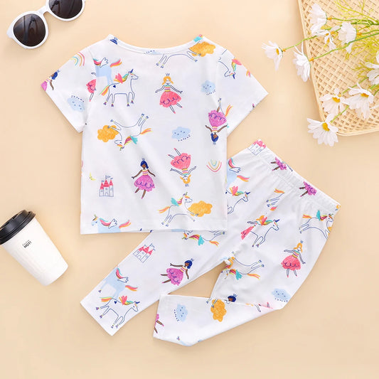Baby Girls Princess Unicorn Pajamas
