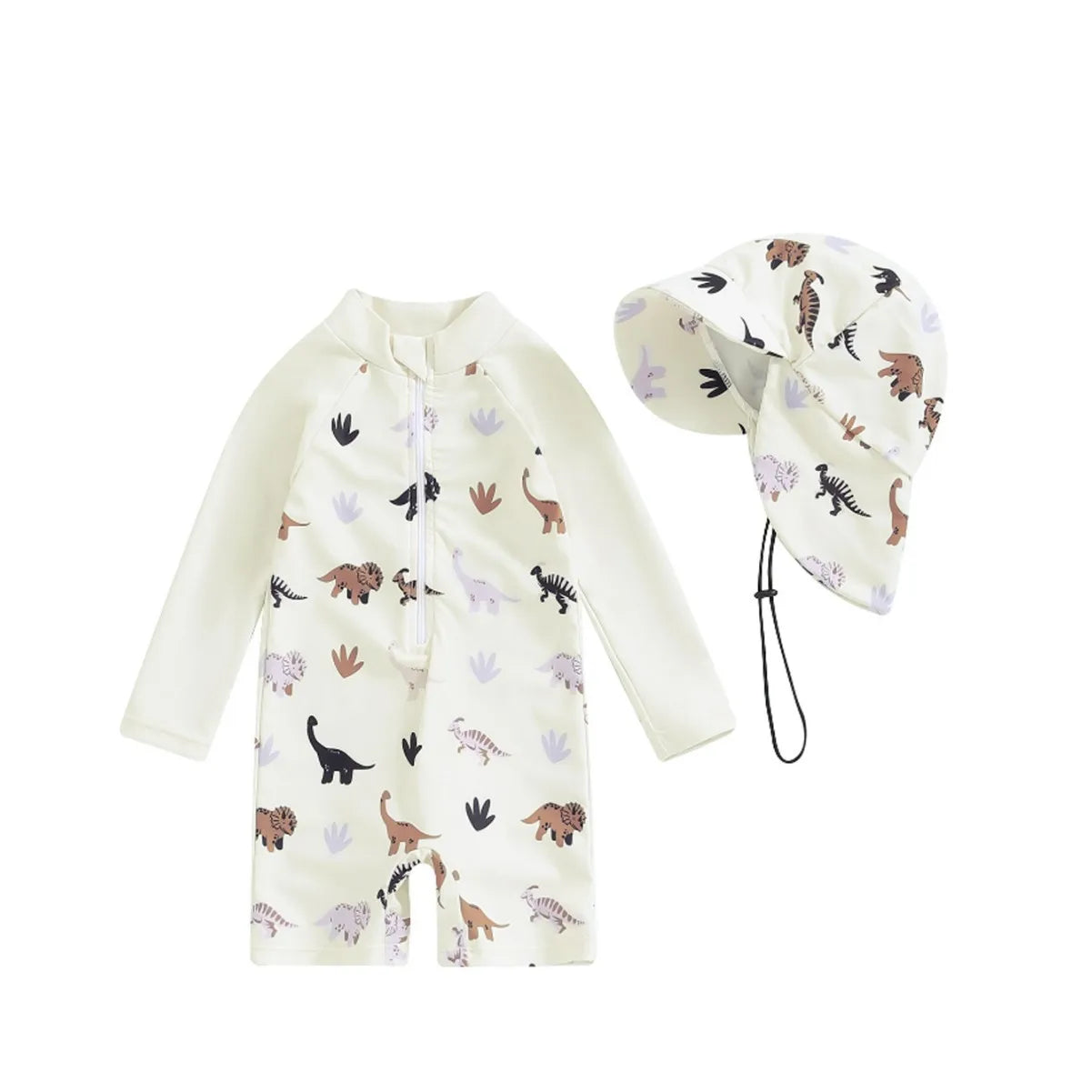 Quick Dry Long Sleeve Swimsuit with Sun Protection