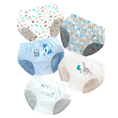 3-Piece Dinosaur Breathable Soft Cotton Underwear
