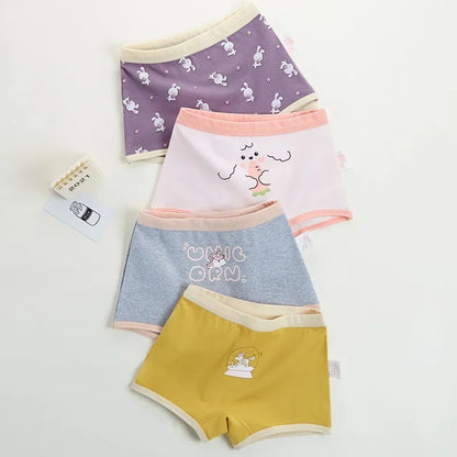 4-Piece Cotton Breathable Panties