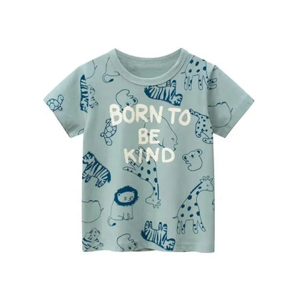 Cartoon Print Cotton Top