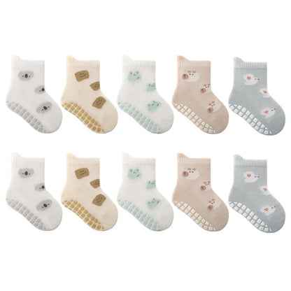 5 Pairs Non-Slip Breathable Socks