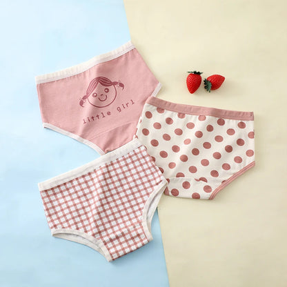 3-Piece Floral Cotton Panties