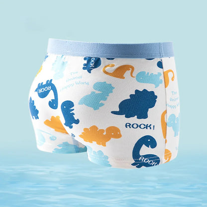 1/4/8 pcs Cotton Boys Boxer Briefs