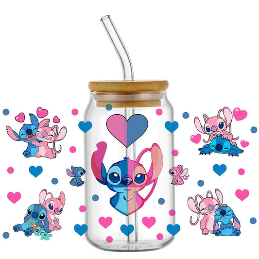 UV DTF Stitch Cup Stickers