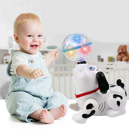 Spinning Dalmatian Toys Bump and Go Dancing Dog
