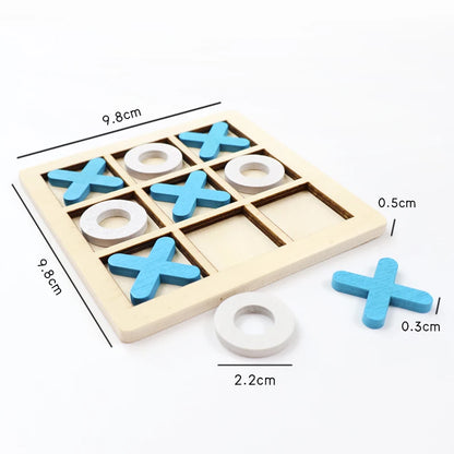 Montessori Play Game Wooden Toy Mini Chess, Puzzle