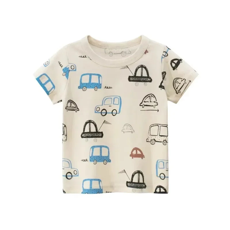 Cartoon Print Cotton Top
