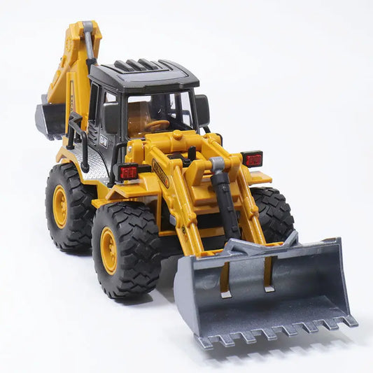 Engineering Diecast Inertial Driving Tractor, Excavator, Bulldozer, Crane, Kids Truck