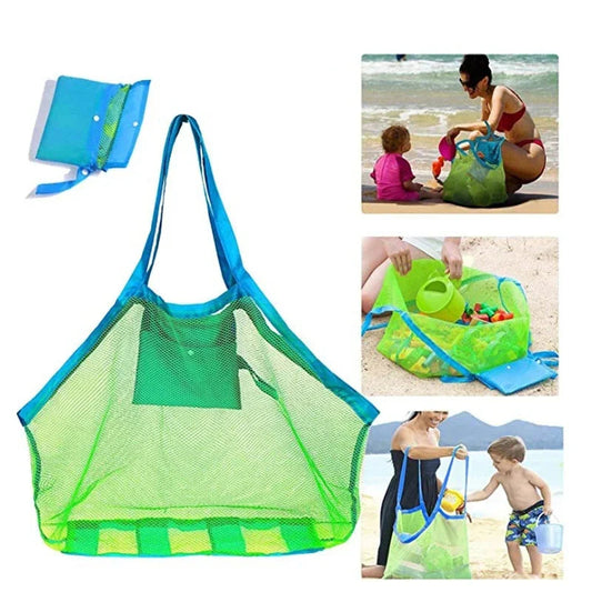 1-Piece Large Mesh Beach Bag for Toys