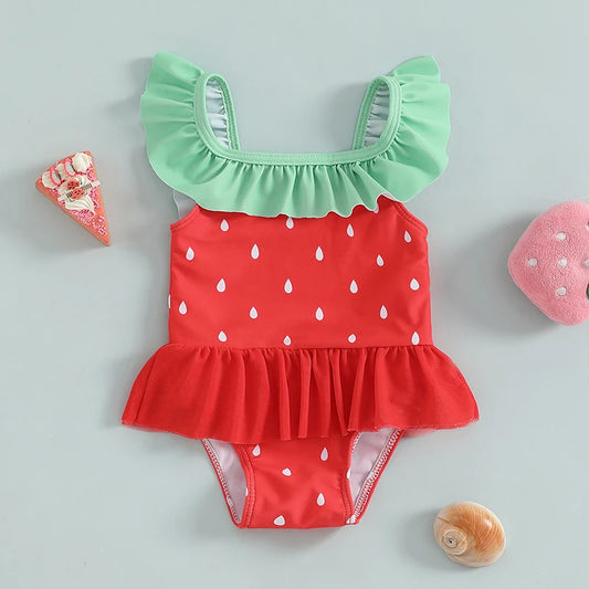 Watermelon Sleeveless Swimwear