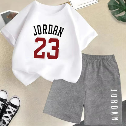 2-Piece Summer Sport Short-Sleeved Set