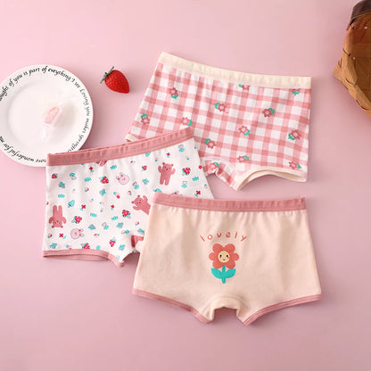 3-Piece Floral Cotton Panties