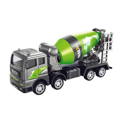 Engineering Diecast Inertial Driving Tractor, Excavator, Bulldozer, Crane, Kids Truck