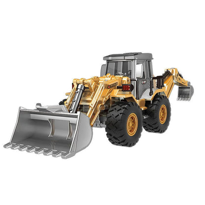 Engineering Diecast Inertial Driving Tractor, Excavator, Bulldozer, Crane, Kids Truck