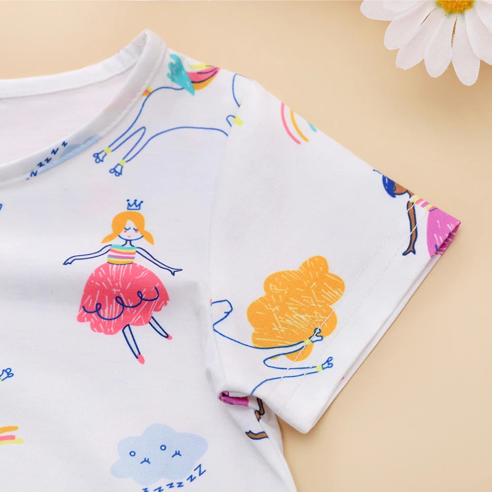 Baby Girls Princess Unicorn Pajamas