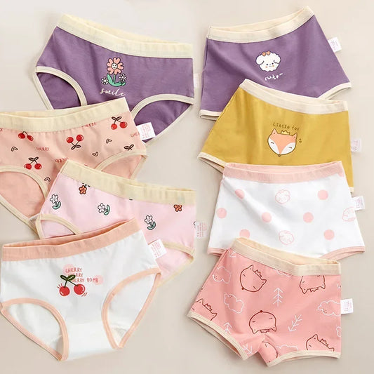 4-Piece Cotton Breathable Panties