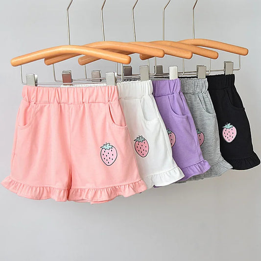 Summer Shorts Strawberry Printed
