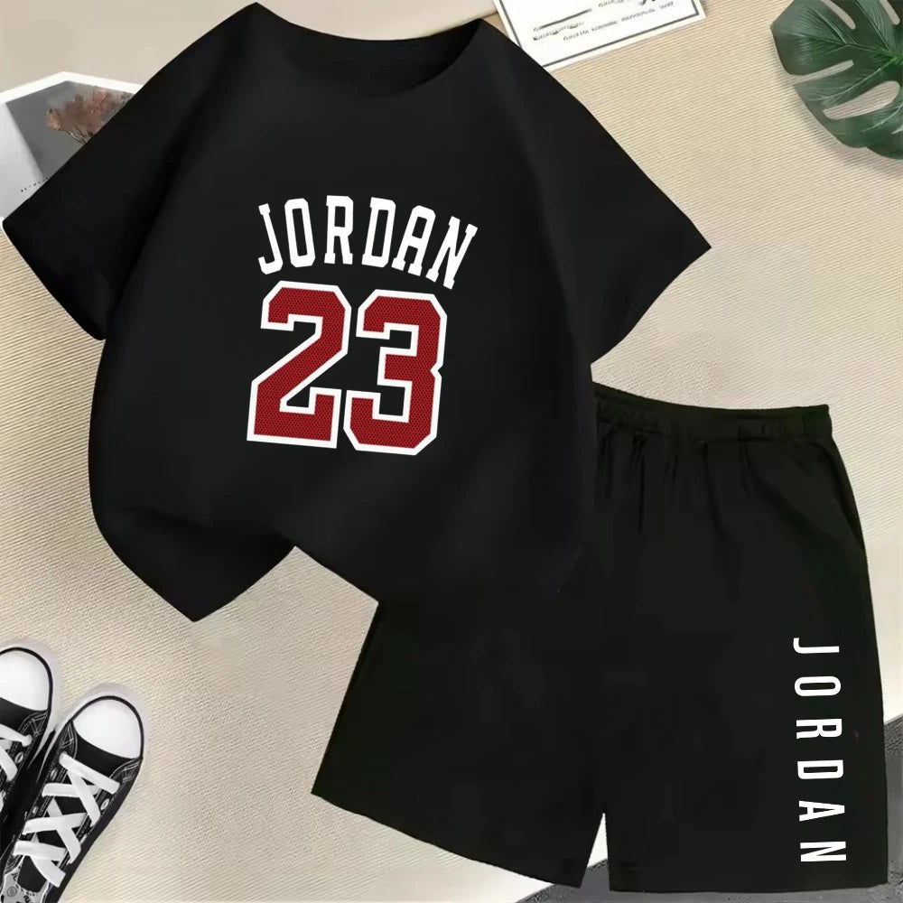2-Piece Summer Sport Short-Sleeved Set