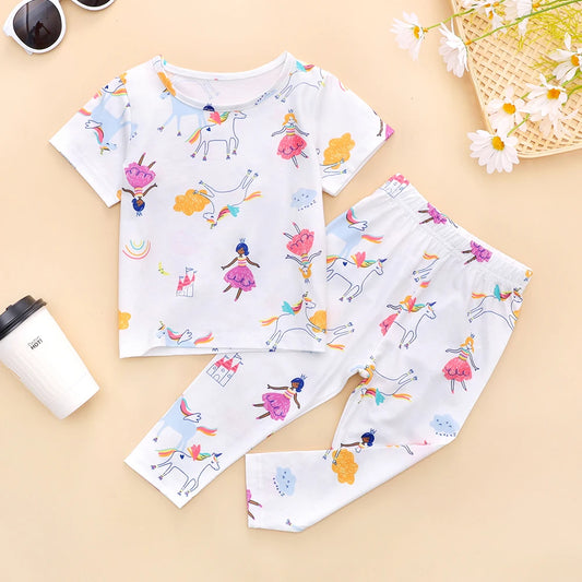 Baby Girls Princess Unicorn Pajamas