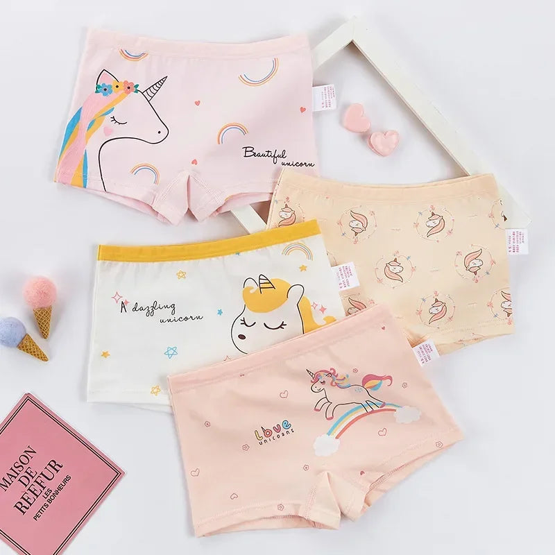 4-Piece Cotton Breathable Panties