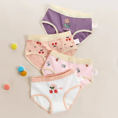 4-Piece Cotton Breathable Panties