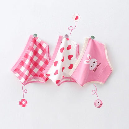 3-Piece Floral Cotton Panties