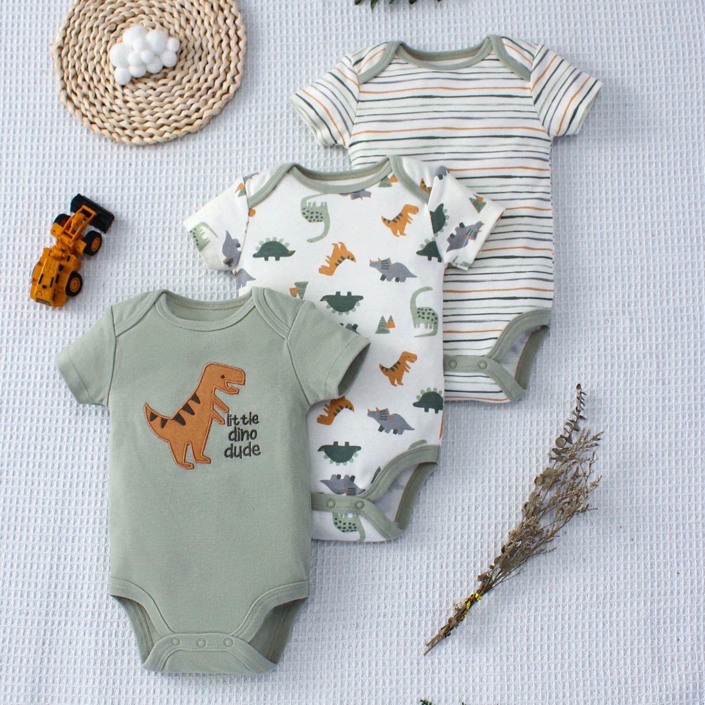 3-Pack Baby Bodysuits