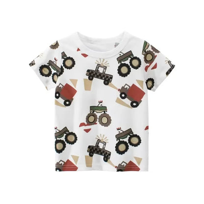 Cartoon Print Cotton Top